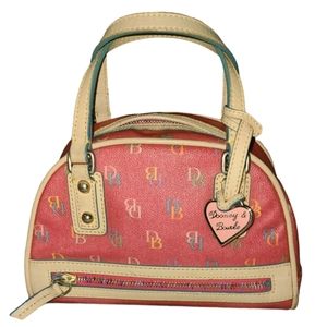 Dooney & Bourke y2k Red Monogram Mini Gym Bag